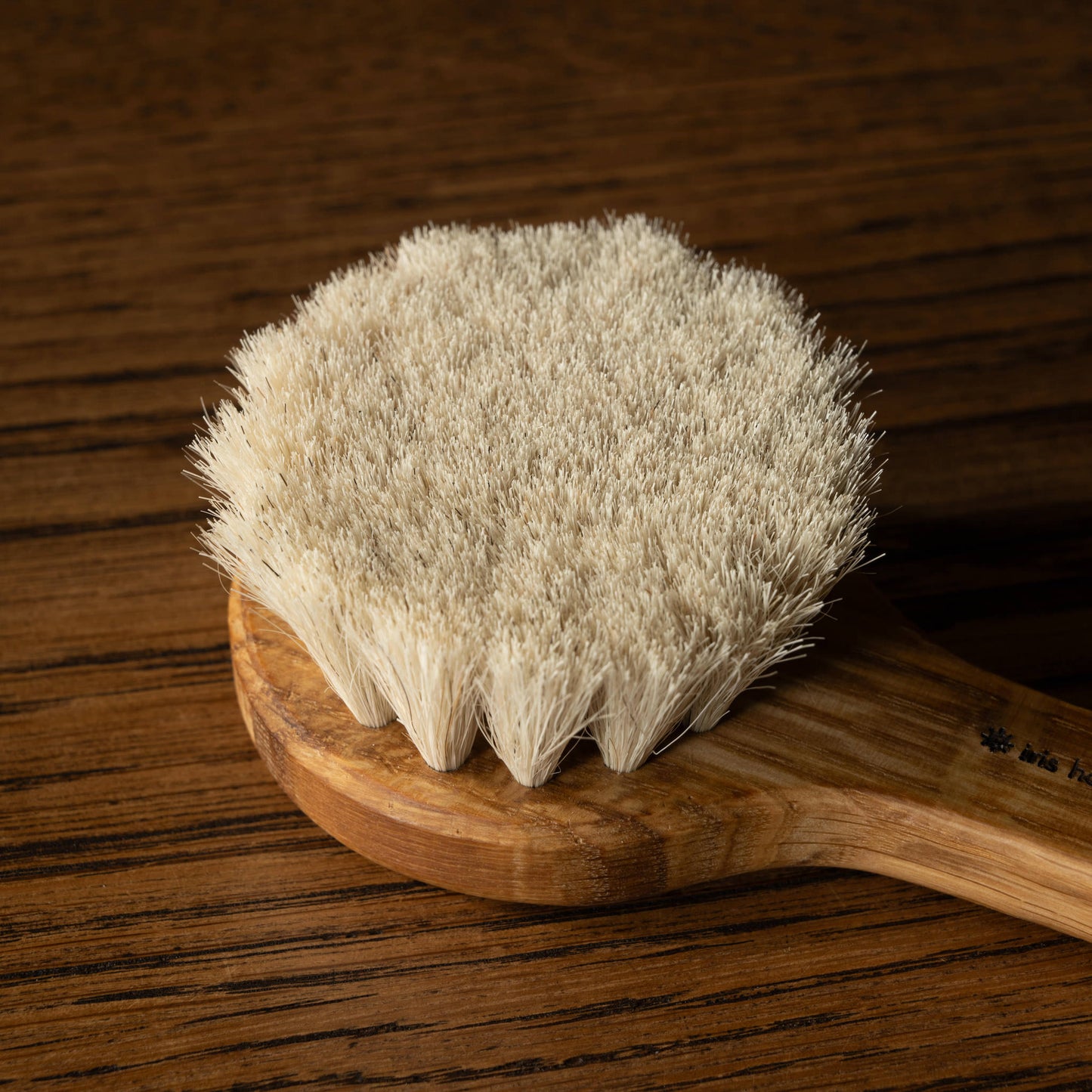 Iris Hantverk Lovisa Bath Brush Head with natural horsehair and tampico bristles