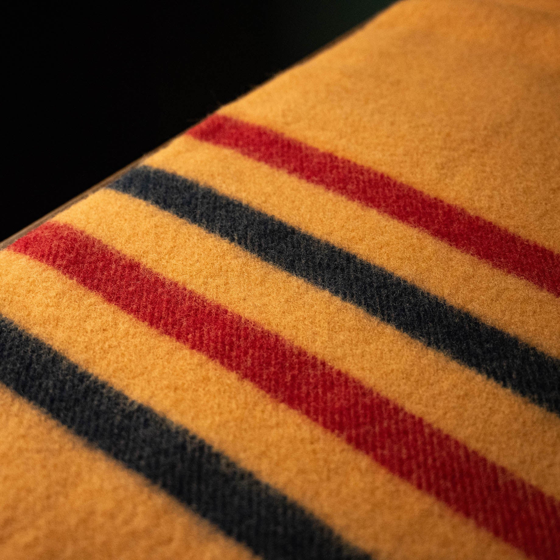 Weave detail of John Atkinson Newmarket Pure Wool Throw.