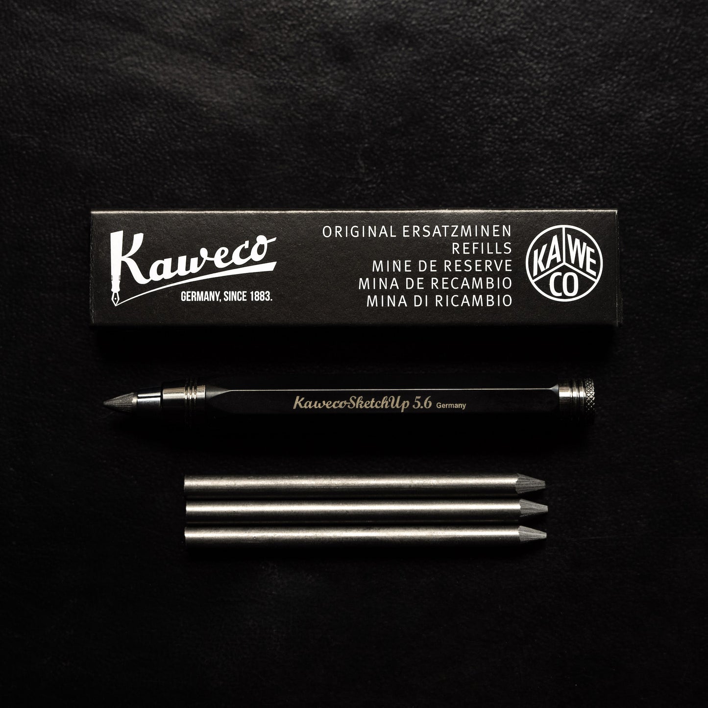 Kaweco 5.6mm Graphite Lead refills and Kaweco Sketch Up pencil 