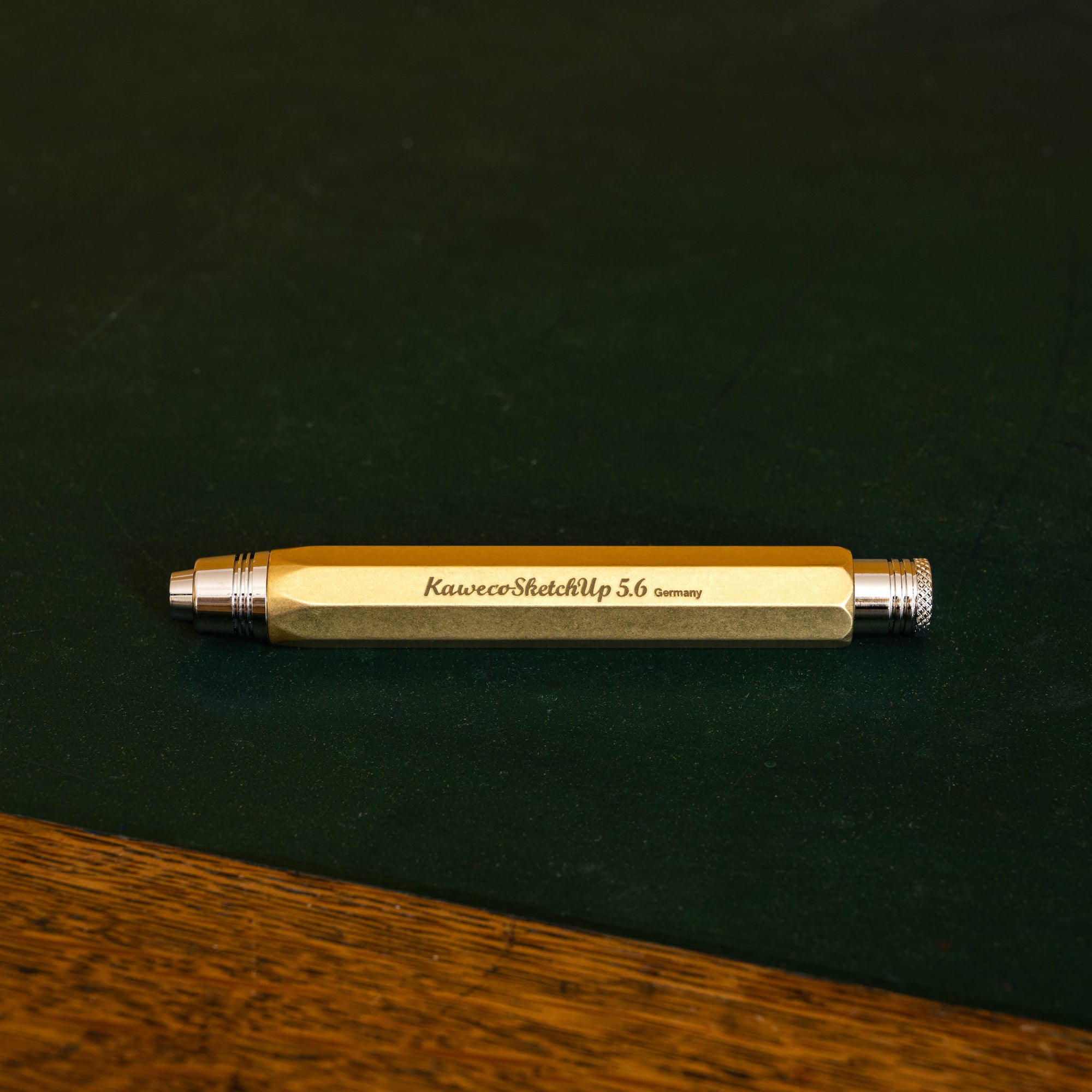 Kaweco Brass Sketch Up Pencil with Lead Retracted