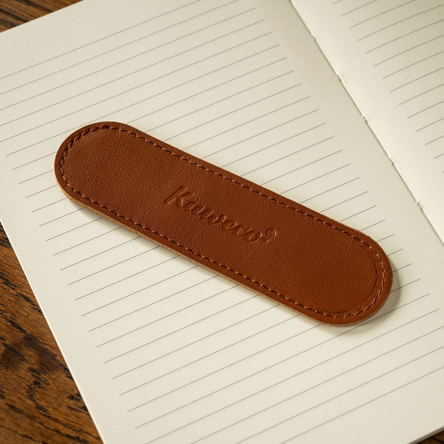 Kaweco Sport leather pouch in brandy leather  