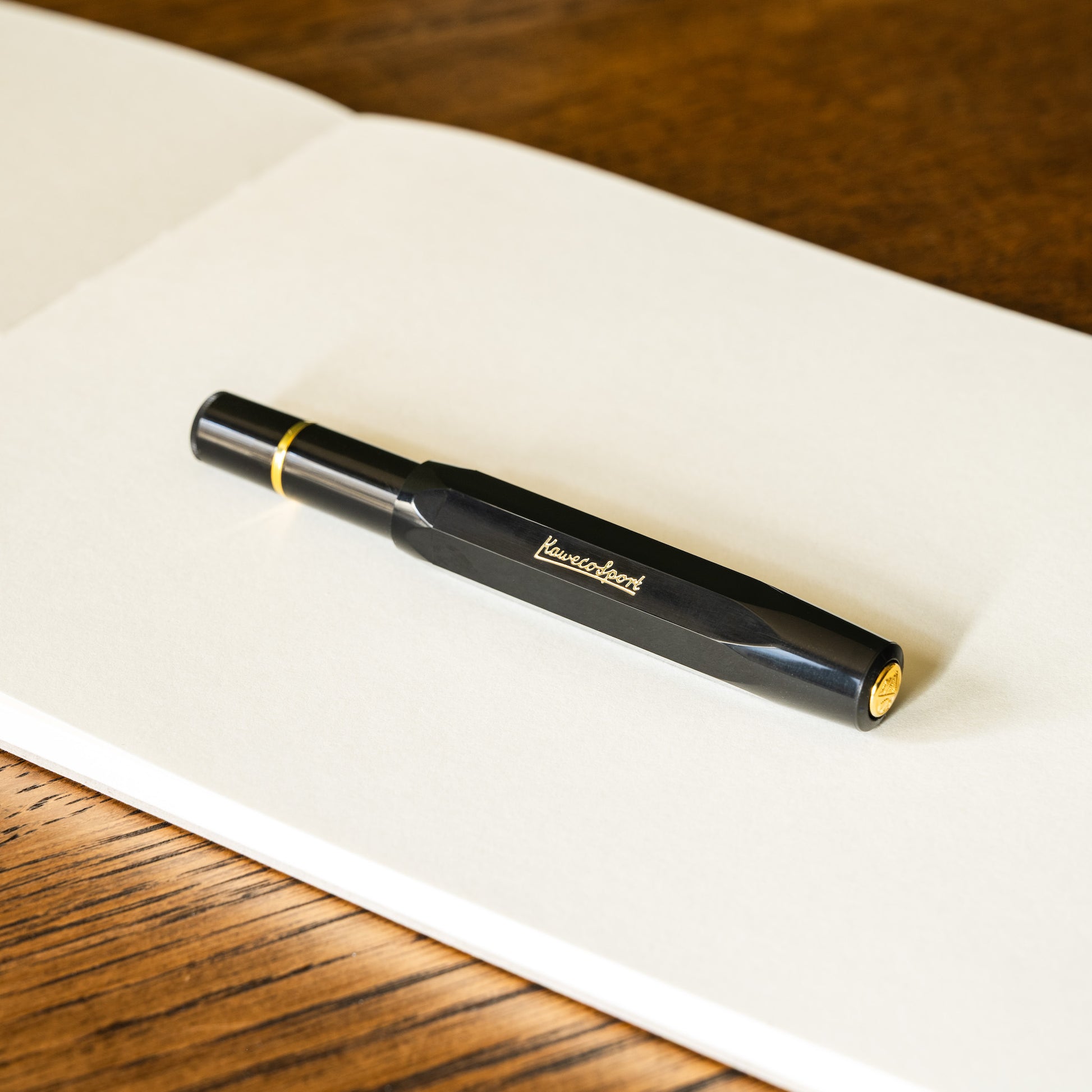 Kaweco Piston Sport Classic Pen in black.