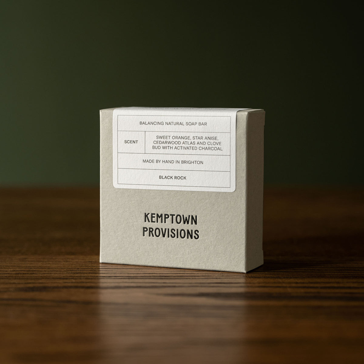 Kemptown Provisions Black Rock Soap Box