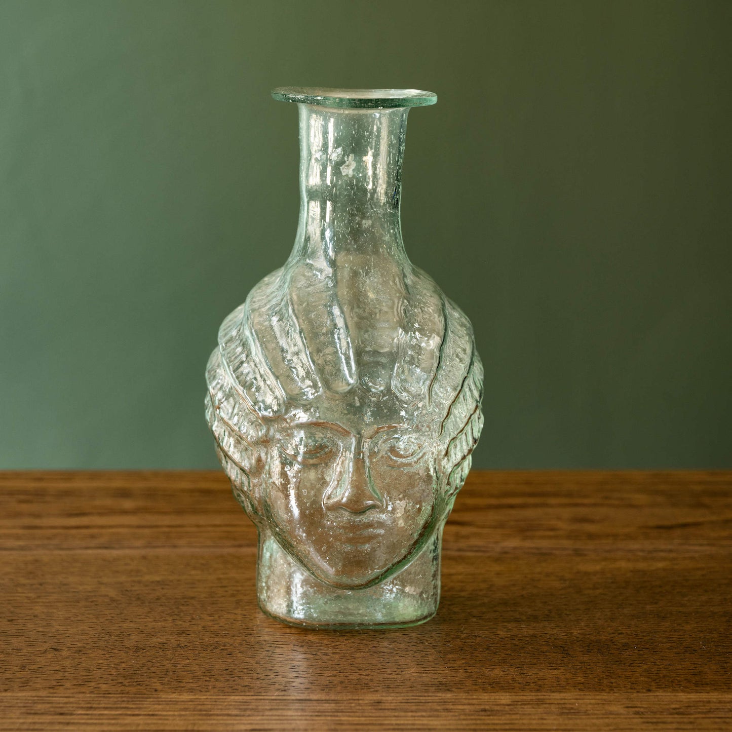 La Soufflerie Liberté recycled glass vase. Inspired by Lady Liberty. 