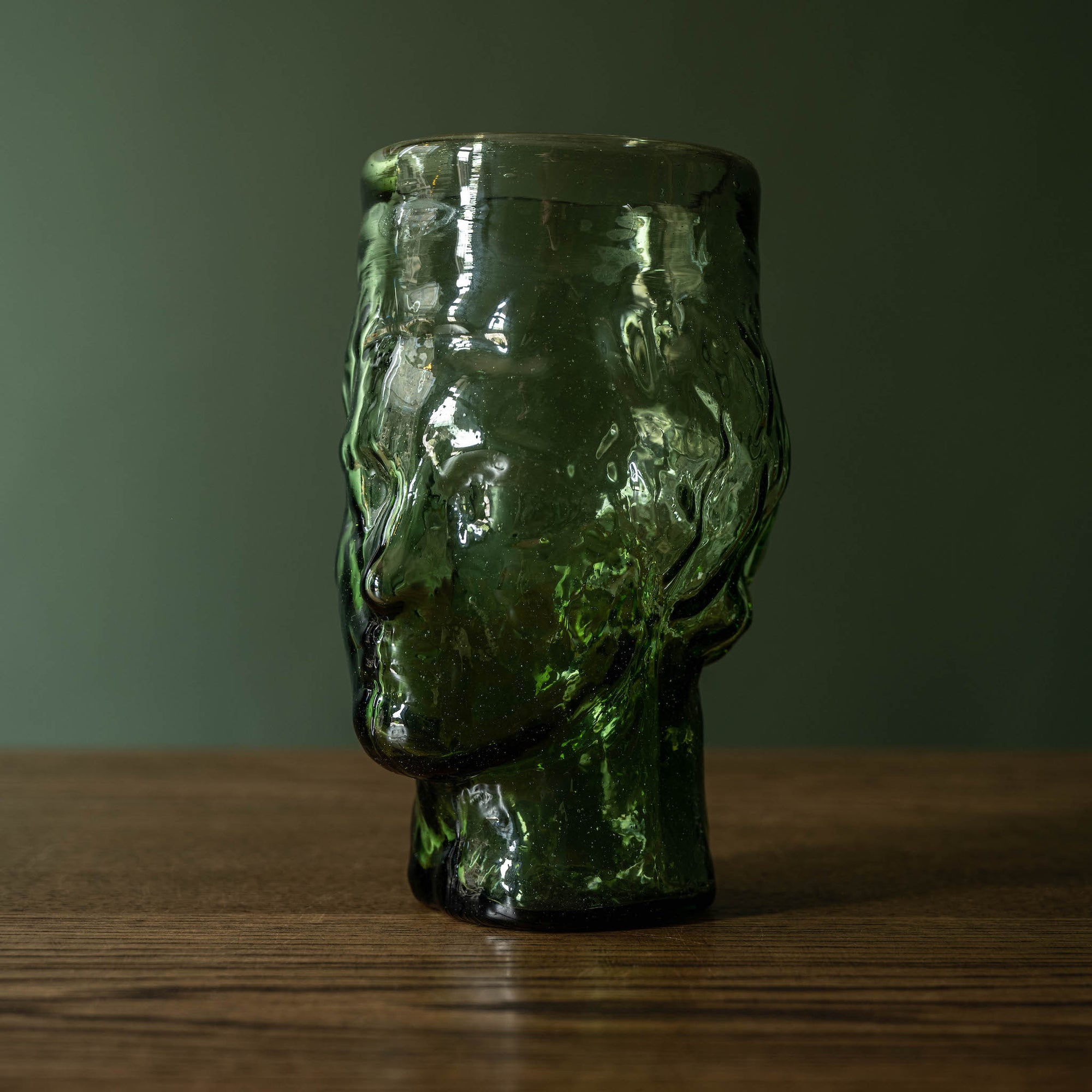 Side Profile of La soufflerie Recycled Glass Roma Vase