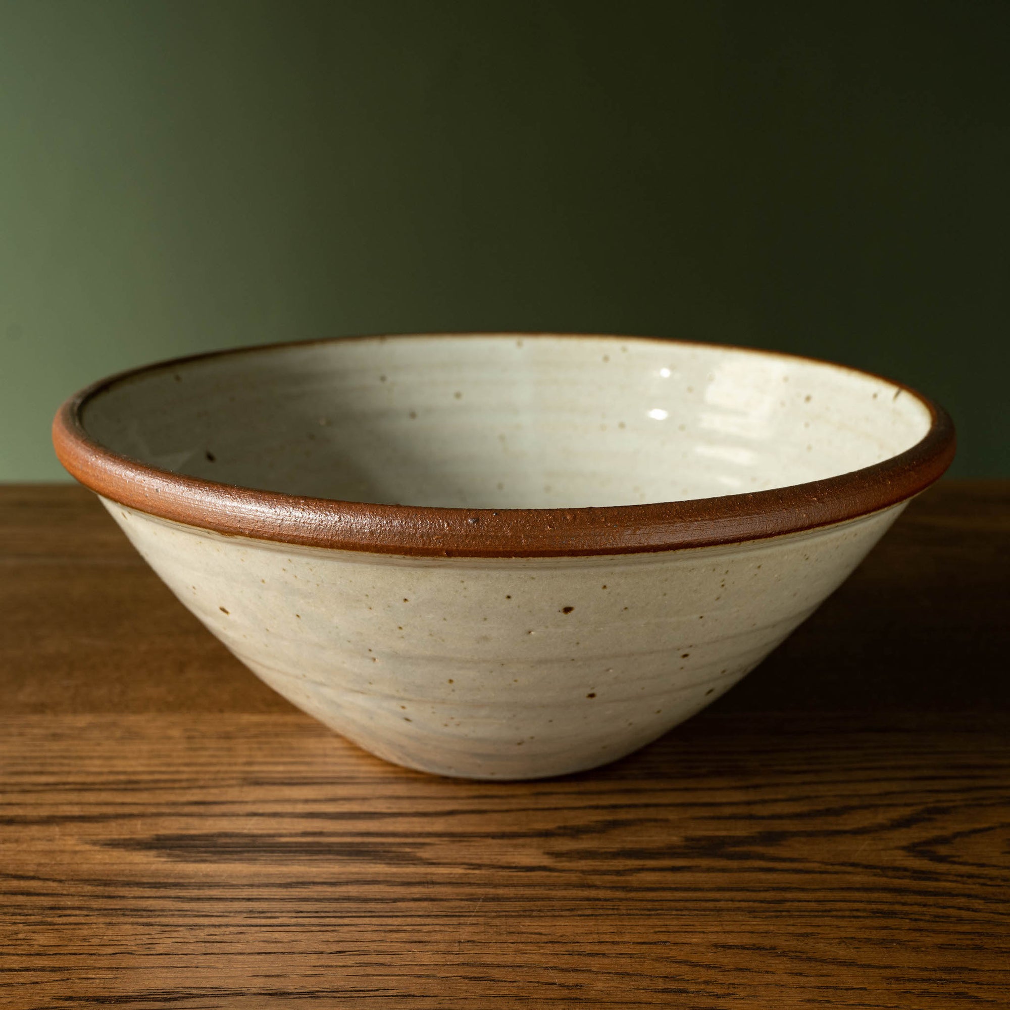 Leach Pottery XL Bowl in Dolomite glaze