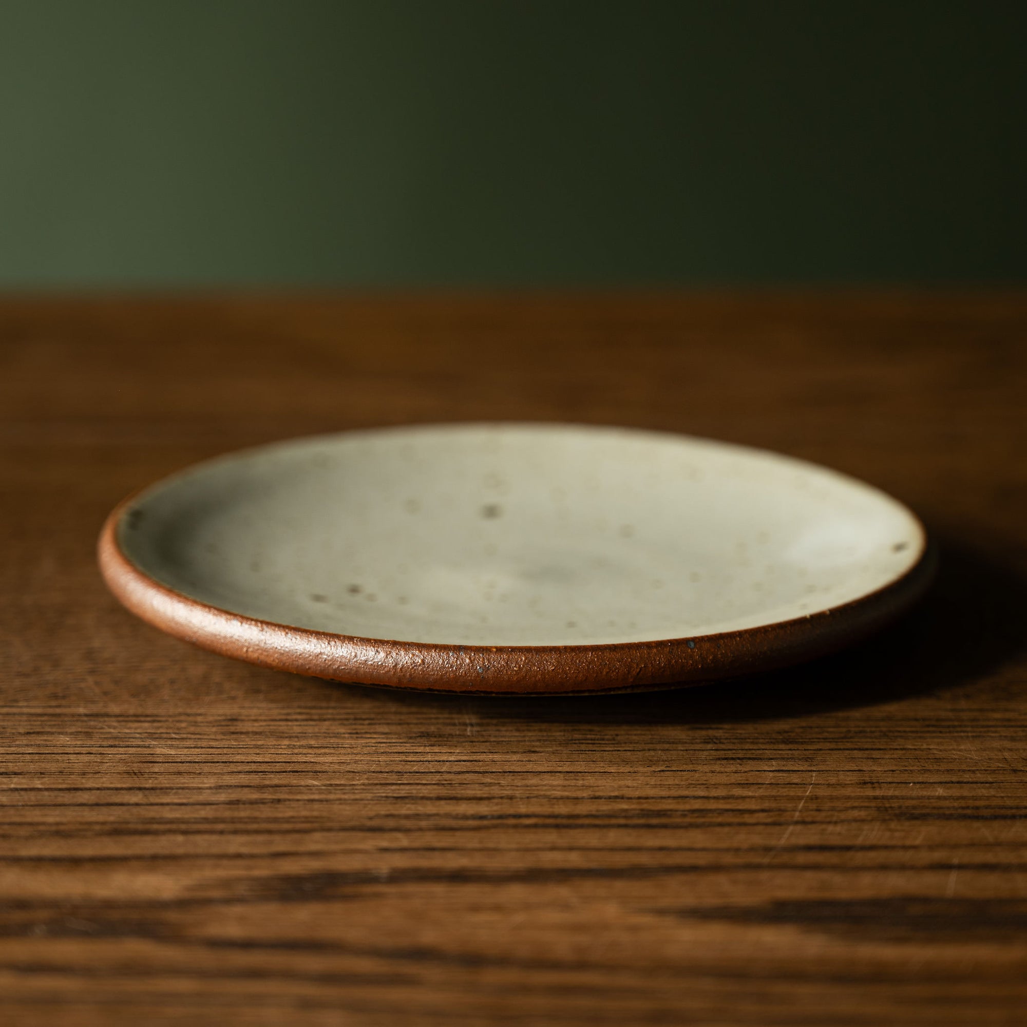 Leach Pottery Standard Ware Dessert Plate in Dolomite glaze