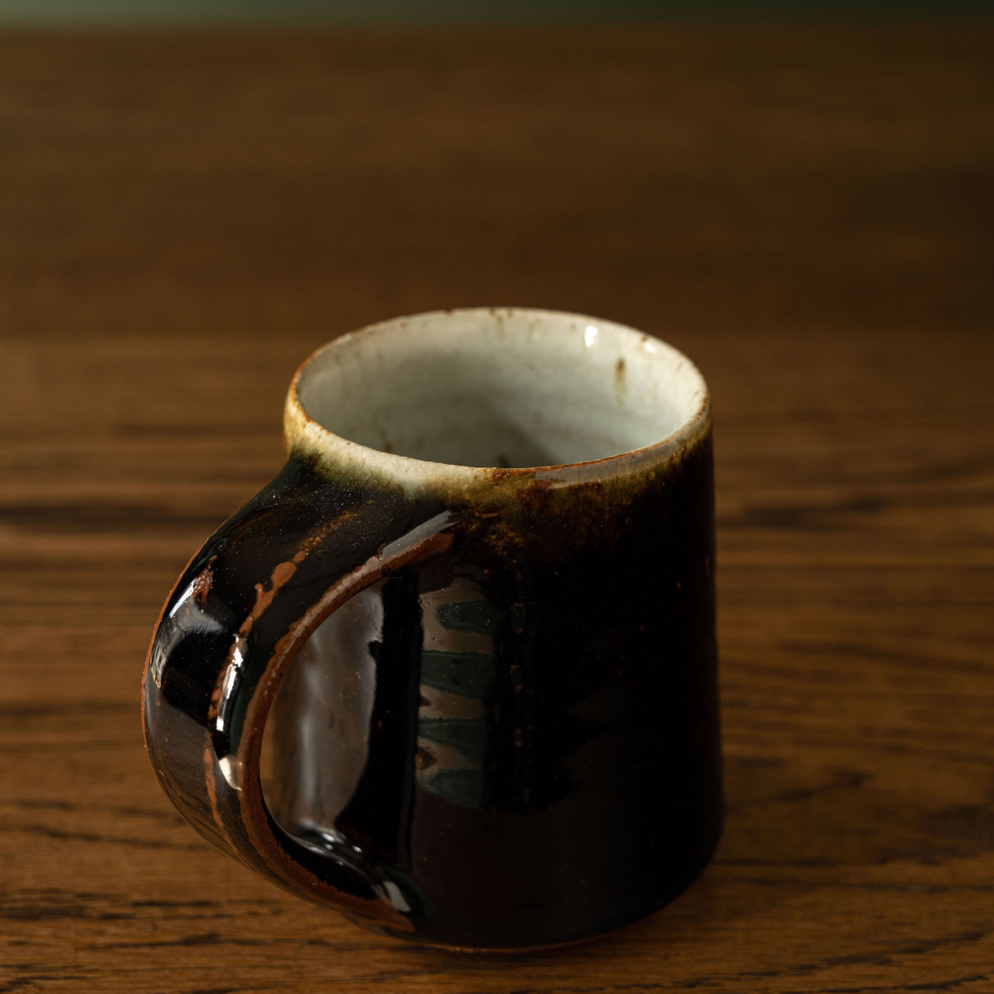 Leach Pottery Tenmoku Espresso Mug Handle