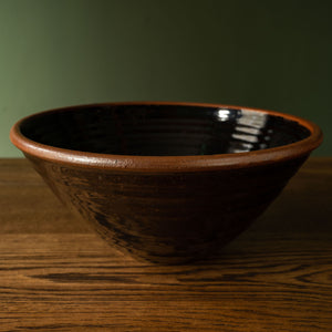 Leach Pottery XL Bowl in Tenmoku