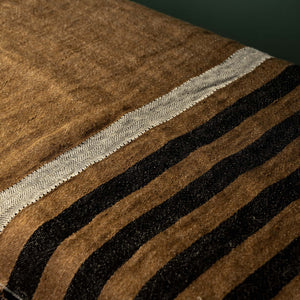 Libeco Belgian Towel stripe detail for Nairobi colour