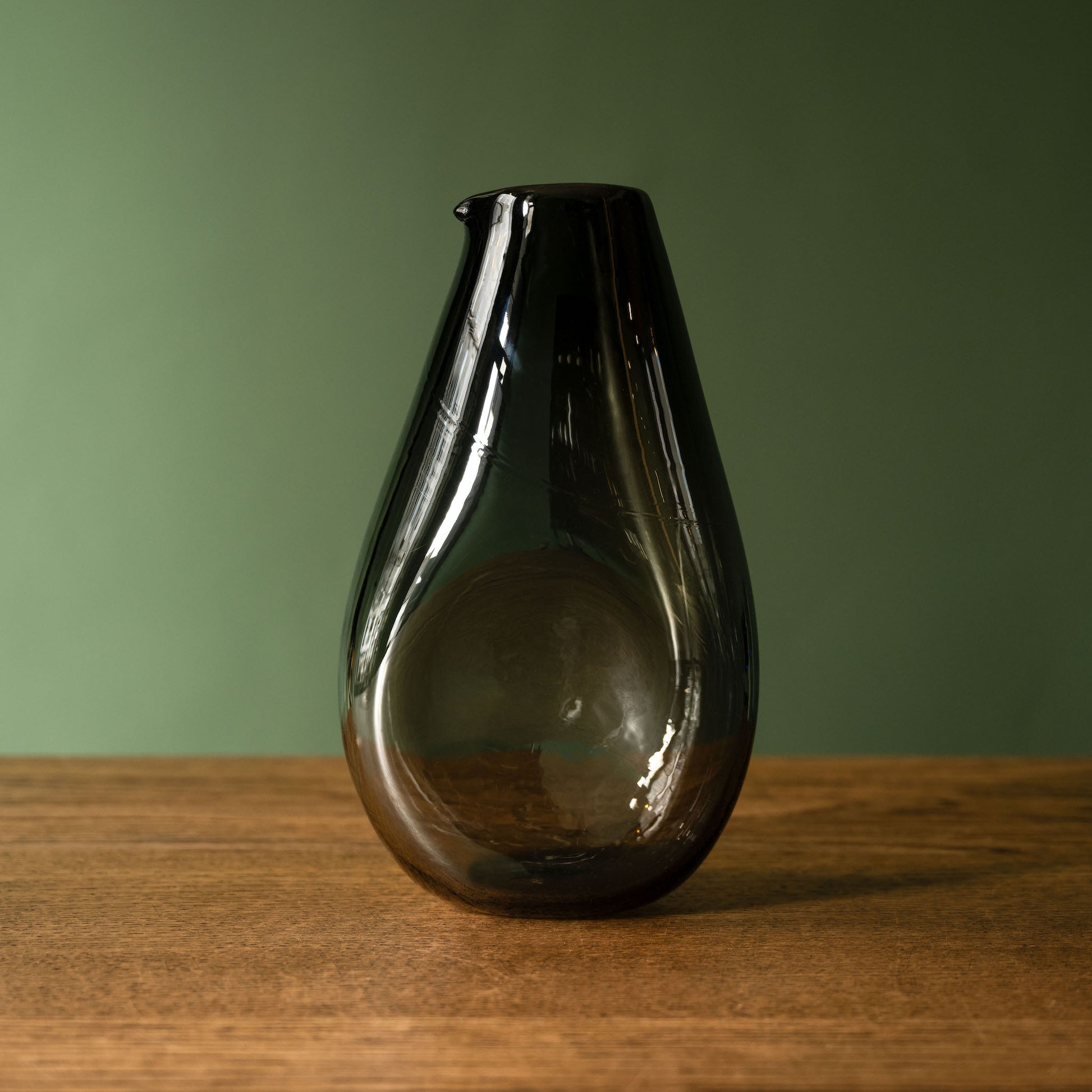 Louisa Raven Grey Glass Carafe