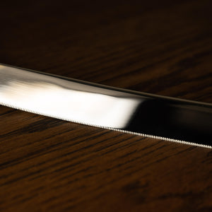 McLean of Braemar Bread Antler Knife Serrated Edge Blade