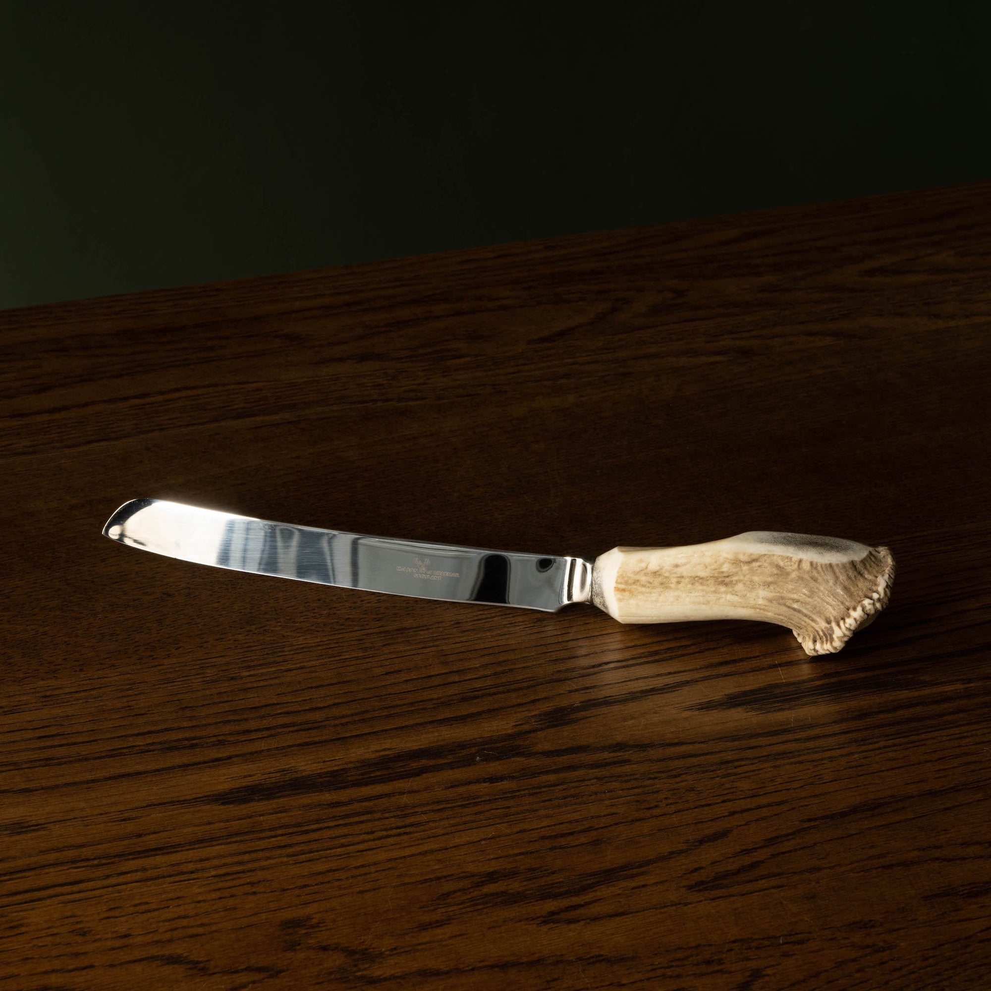 McLean of Braemar Antler & Forged Steel Bread Knife