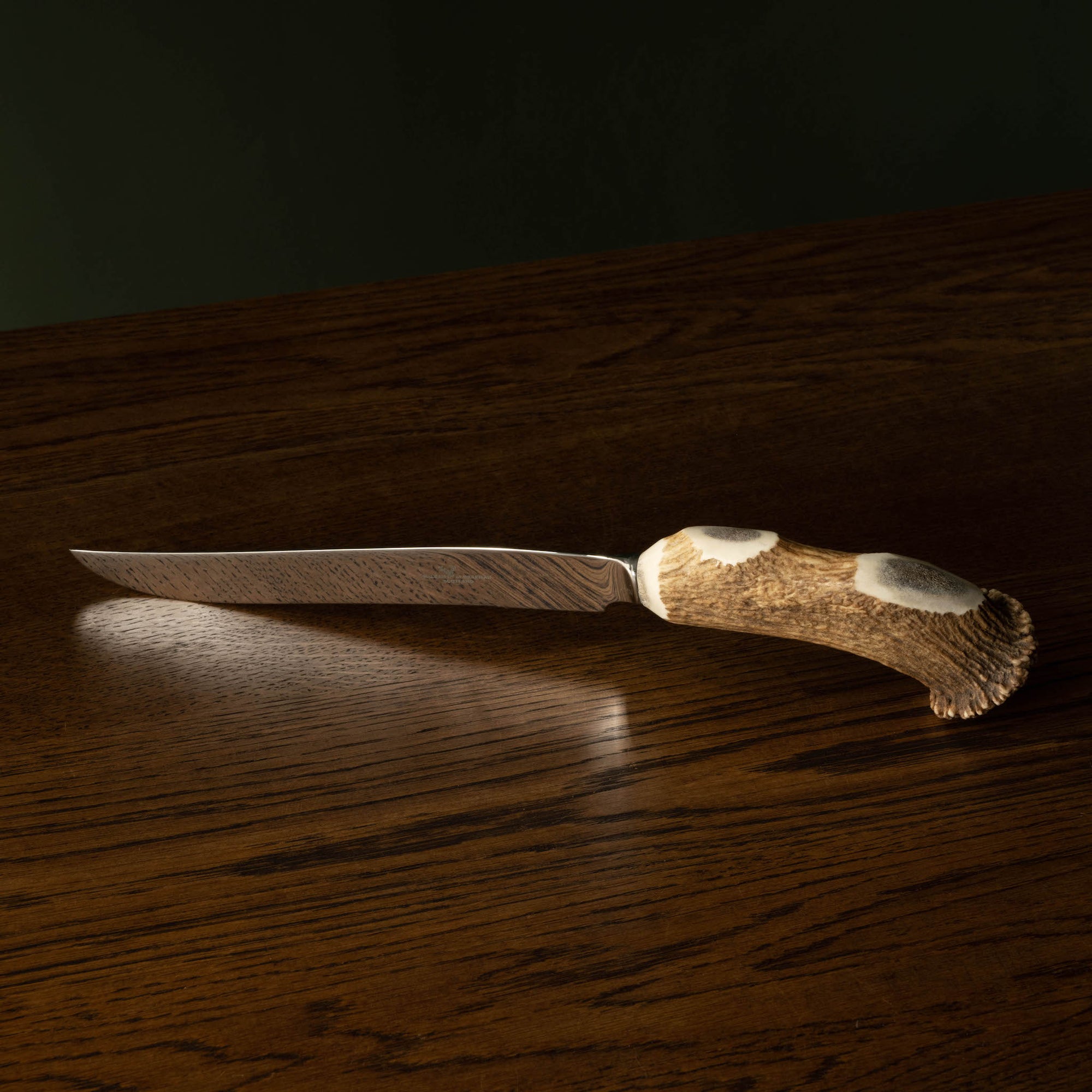 McLean of Braemar Antler & Forged Steel Carver Knife