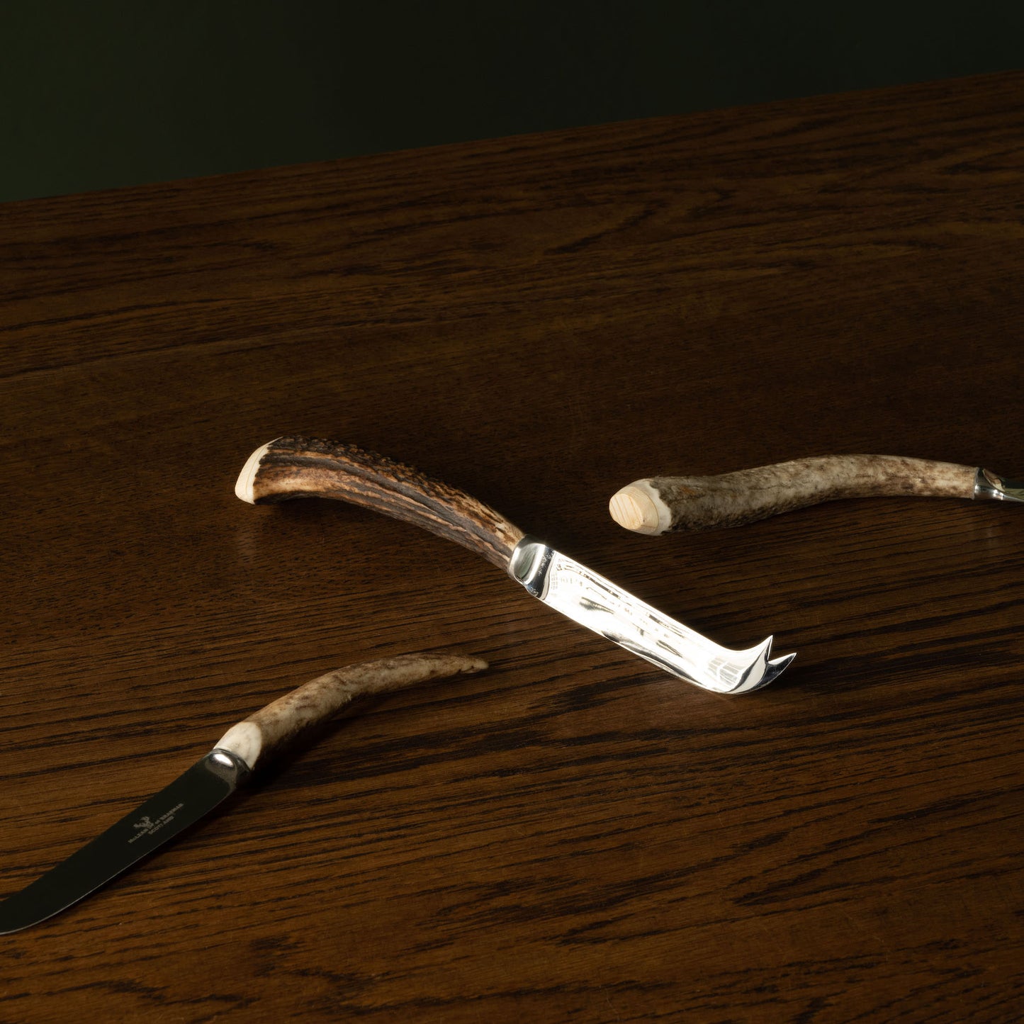 McLean of Braemar Antler & Forged Steel Cheese Knives