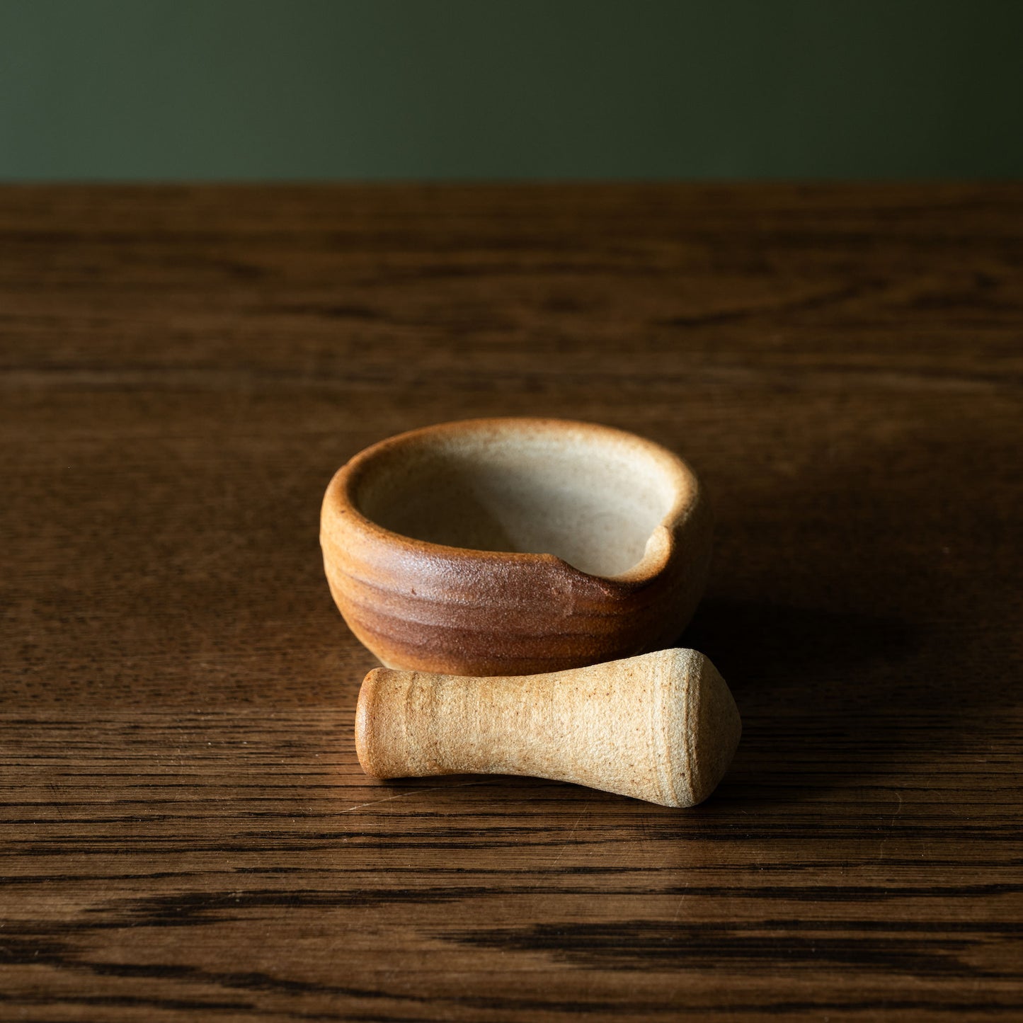 Muchelney Pottery Stoneware Mortar bowl & Pestle