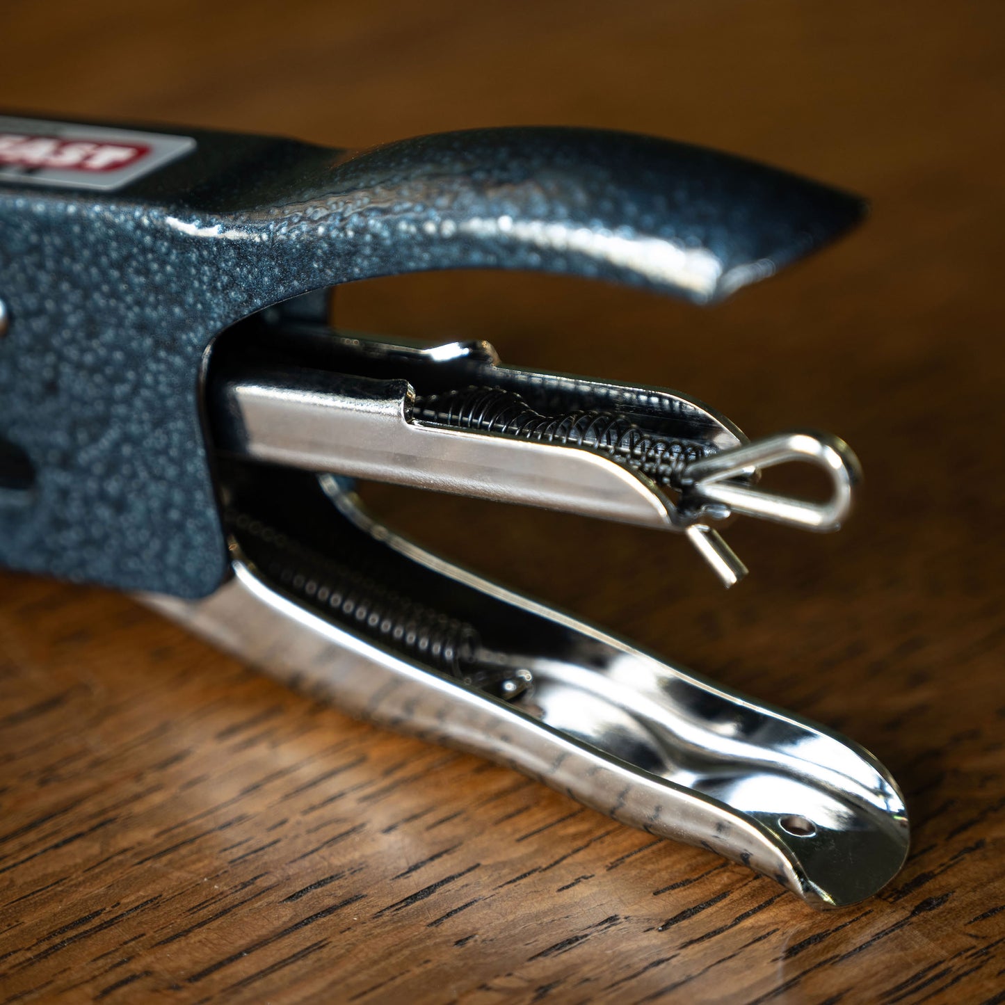 Close-up Penco Navy Stapler handle