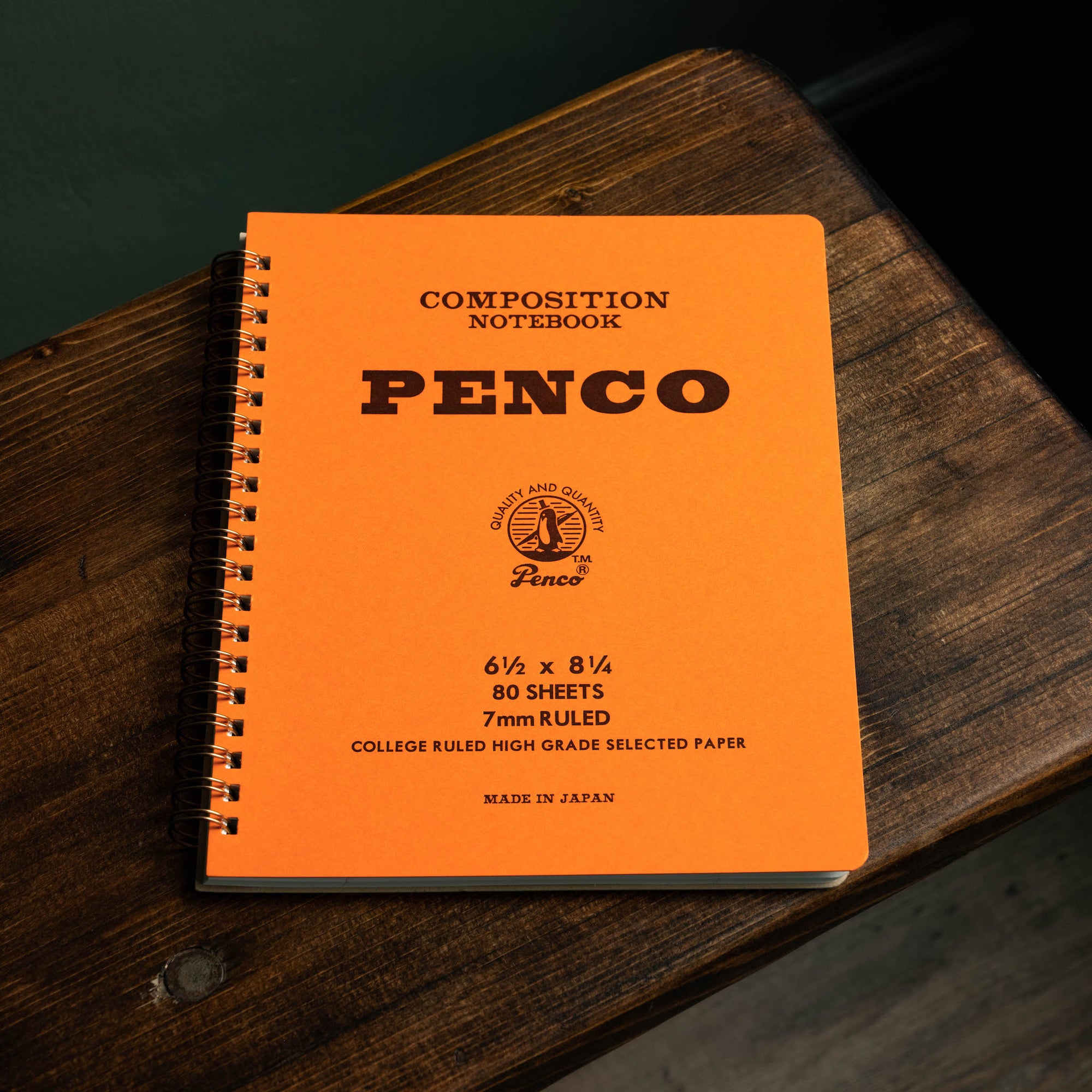 Penco Orange Large Coil Notebook
