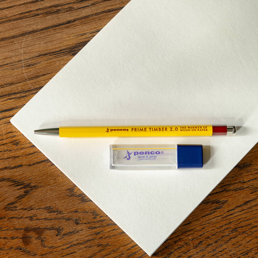 Penco Prime Timber Mechanical Pencil (Yellow)