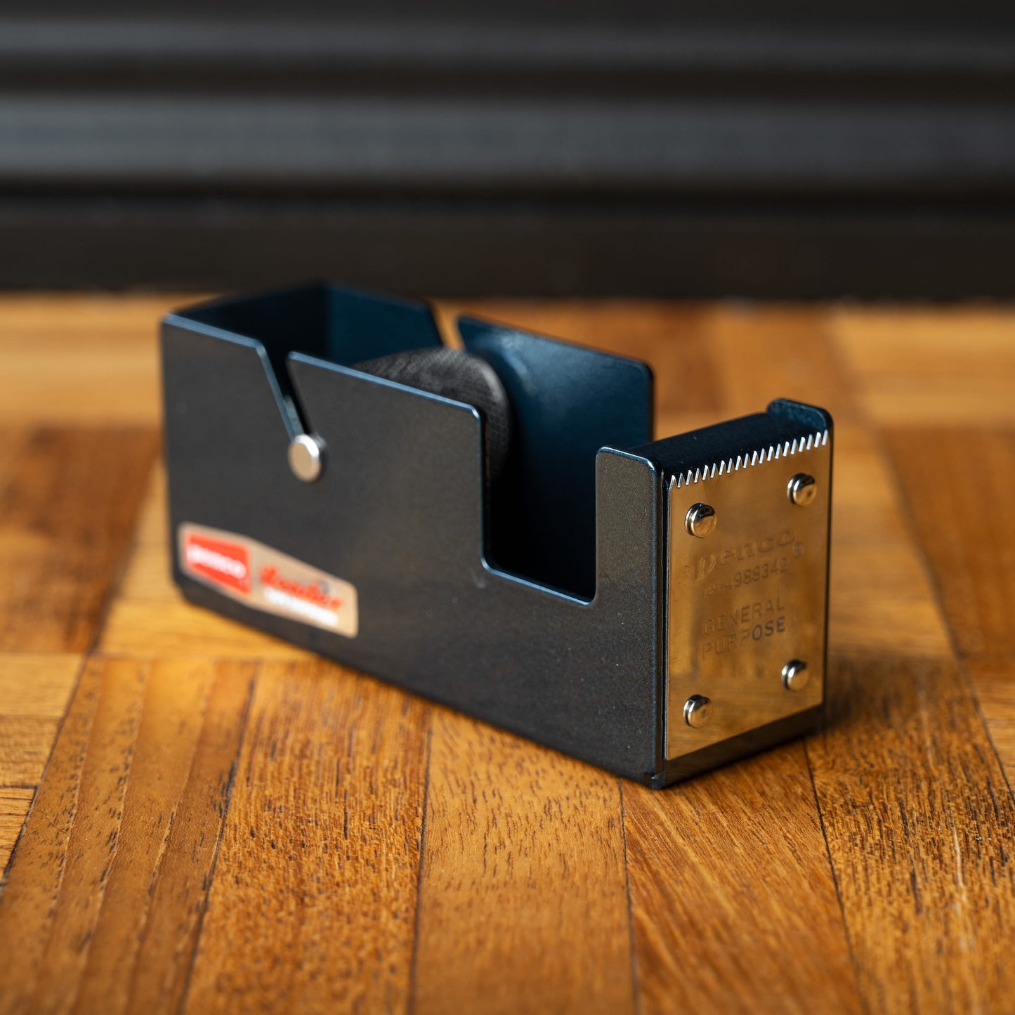 Penco navy hammered steel small tape dispenser