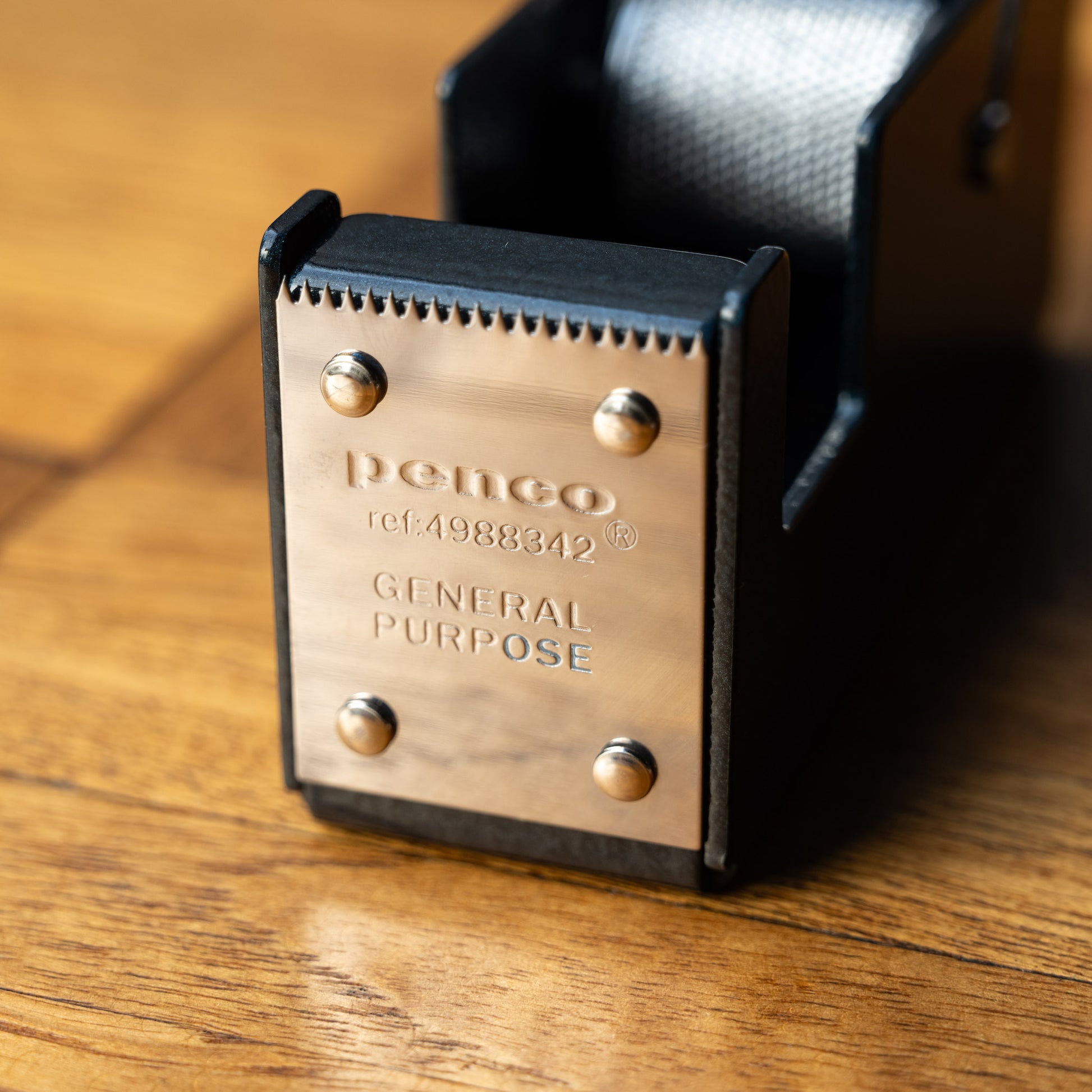 Penco small tape dispenser serrated tape cutting sheet