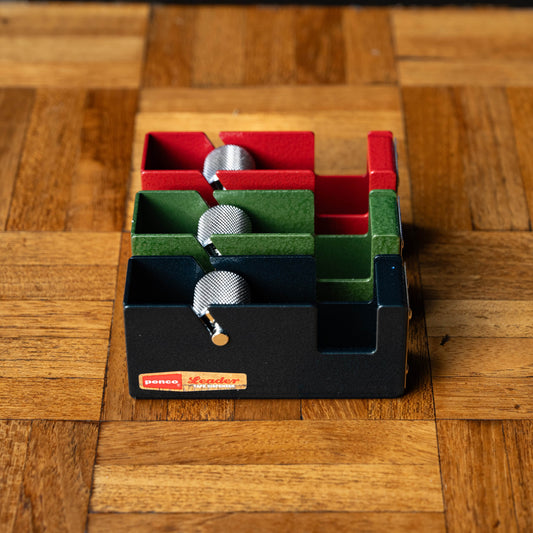 Penco small hammered steel Tape Dispensers in navy, green & red