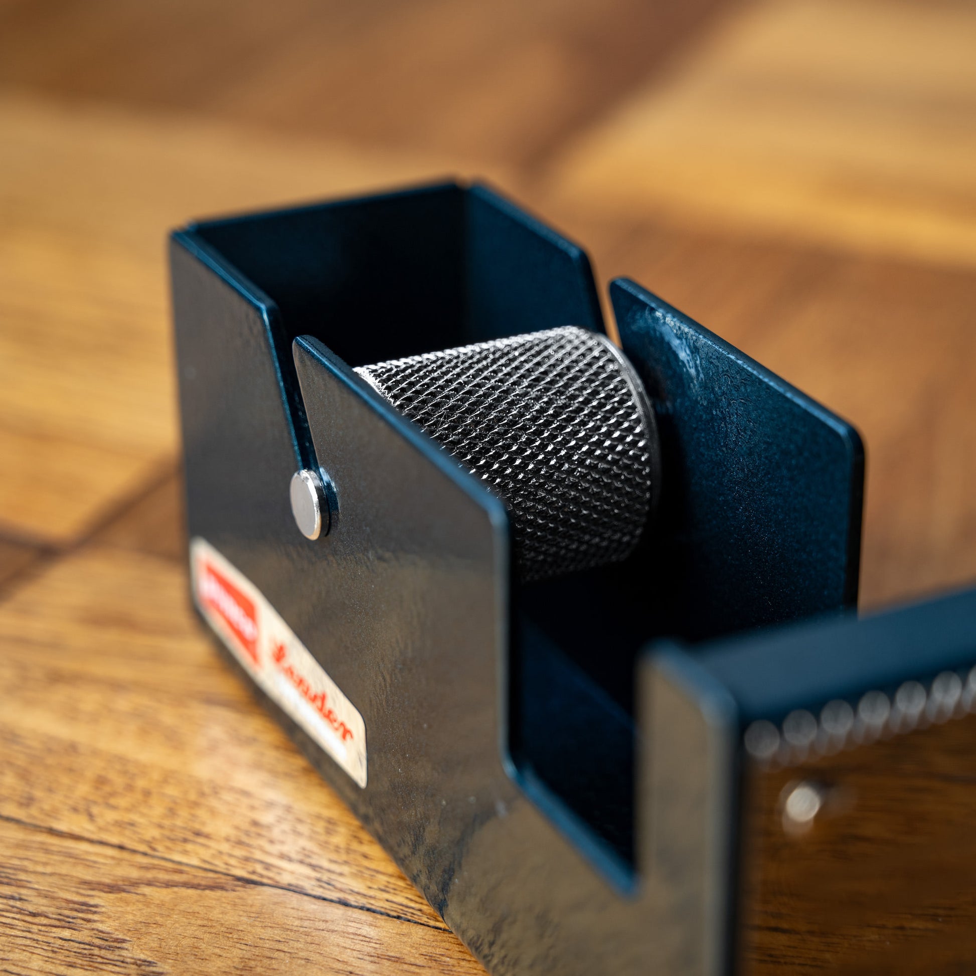 Penco small Tape Dispenser roller wheel close up