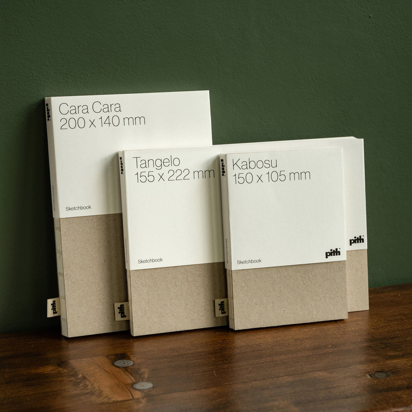 Pith Sketchbooks in assorted different sizes