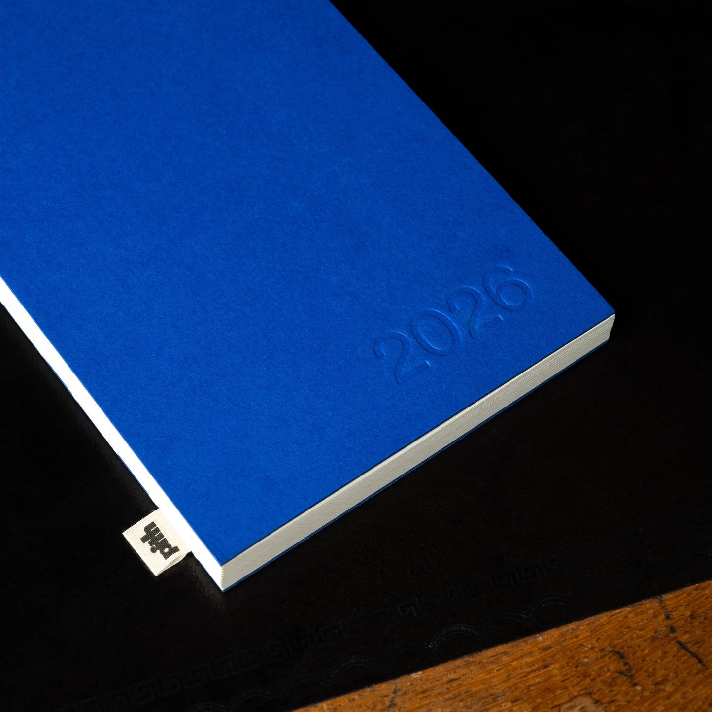 Yuzu Blue Planner with '2026' embossed on cover