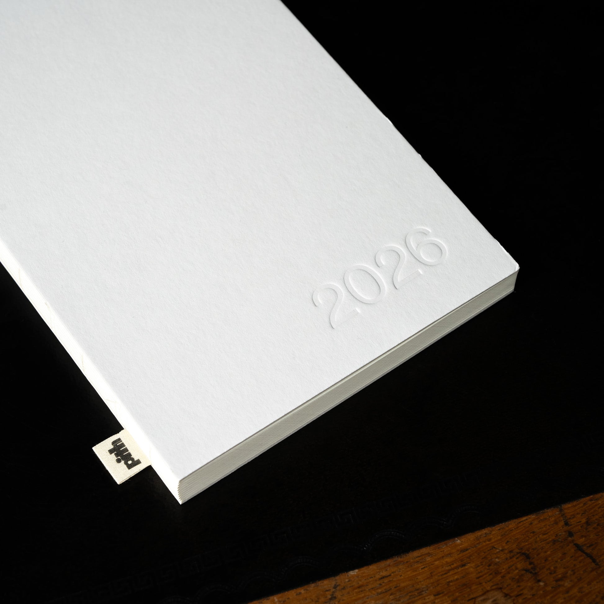 Yuzu Chalk Planner  with '2026' embossed on cover