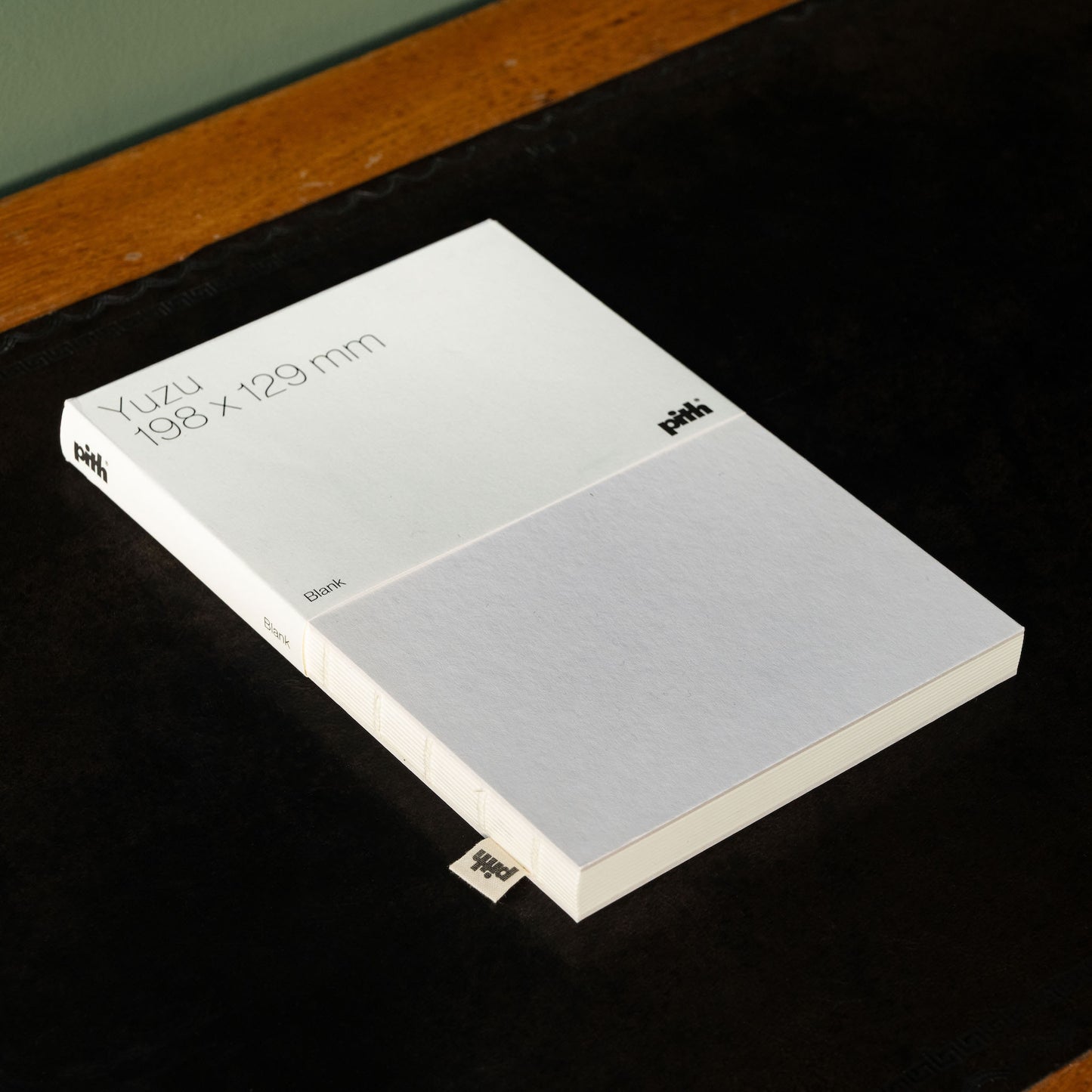 Pith Yuzu Notebook with chalk cover and blank paper 