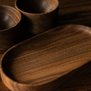 Selwyn House Walnut Salt & Pepper Set Tray