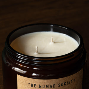 Large Double Wick Oak & Ebony scented candle