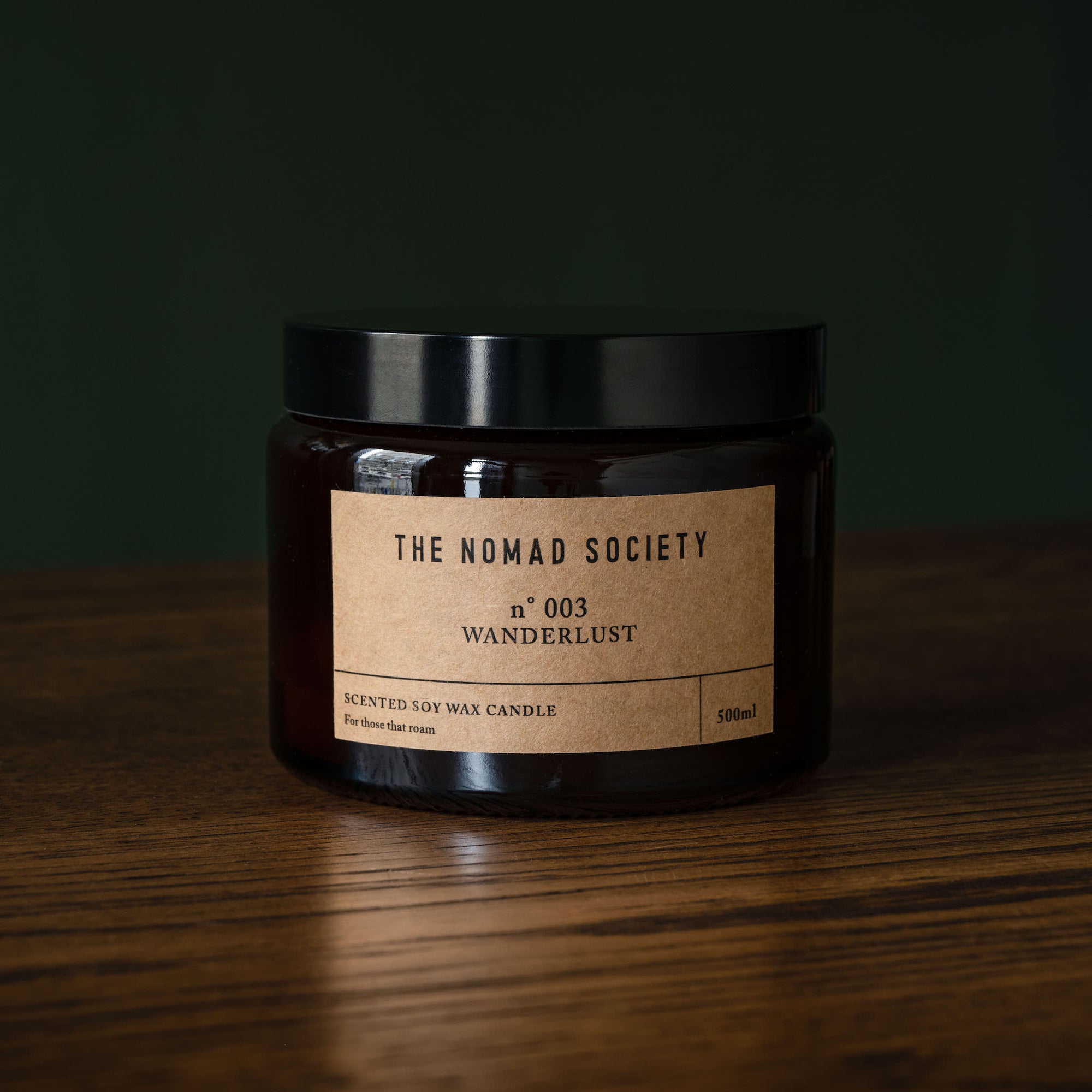 The Nomad Society large Wanderlust scented candle