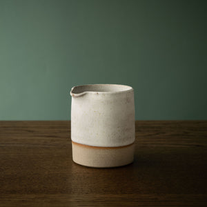 Carrick Ceramics almond stoneware pourer 