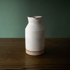 Carrick Ceramics almond stoneware carafe