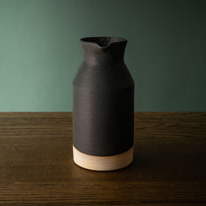 Carrick Ceramics charcoal stoneware carafe