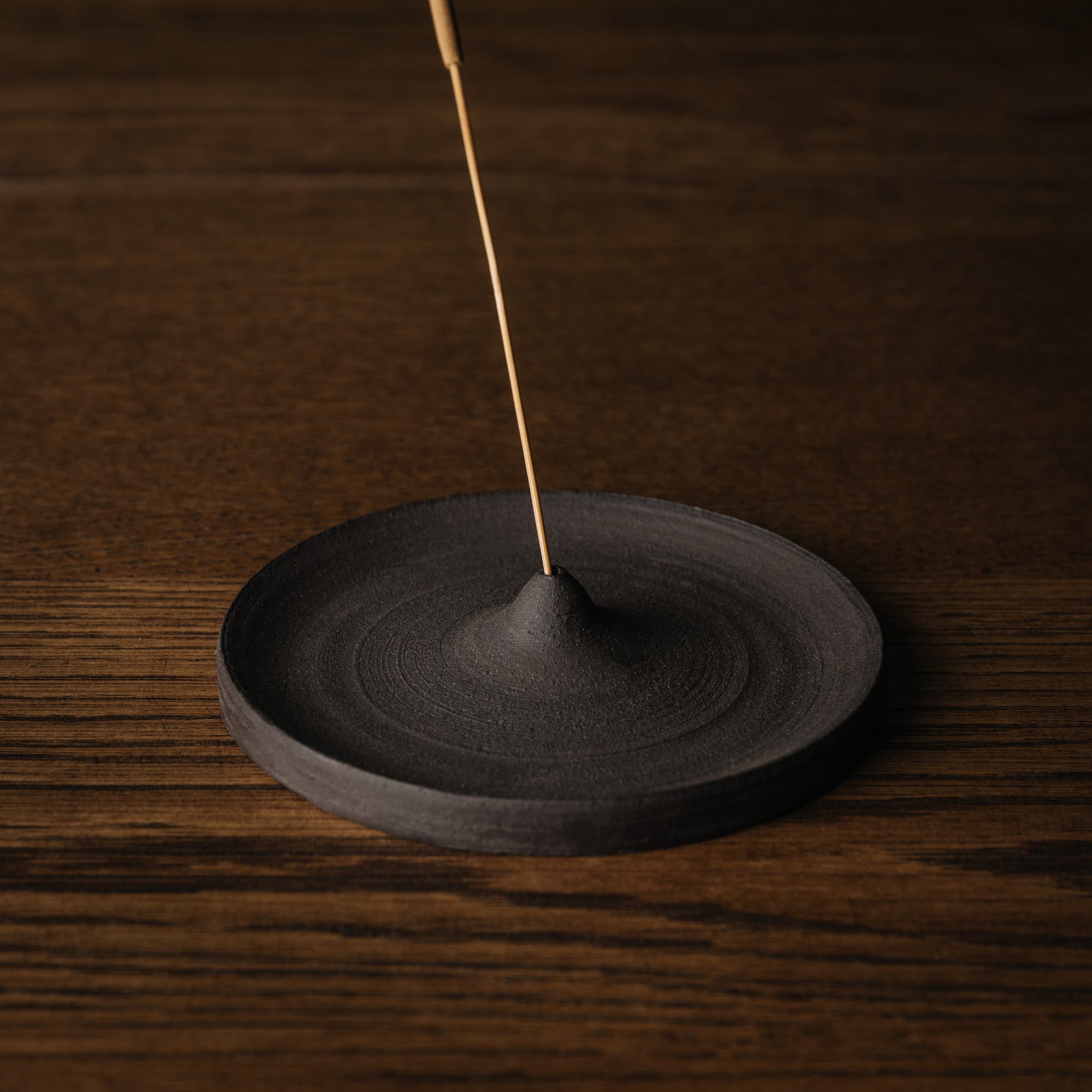 Carrick Ceramics black stoneware incense holder