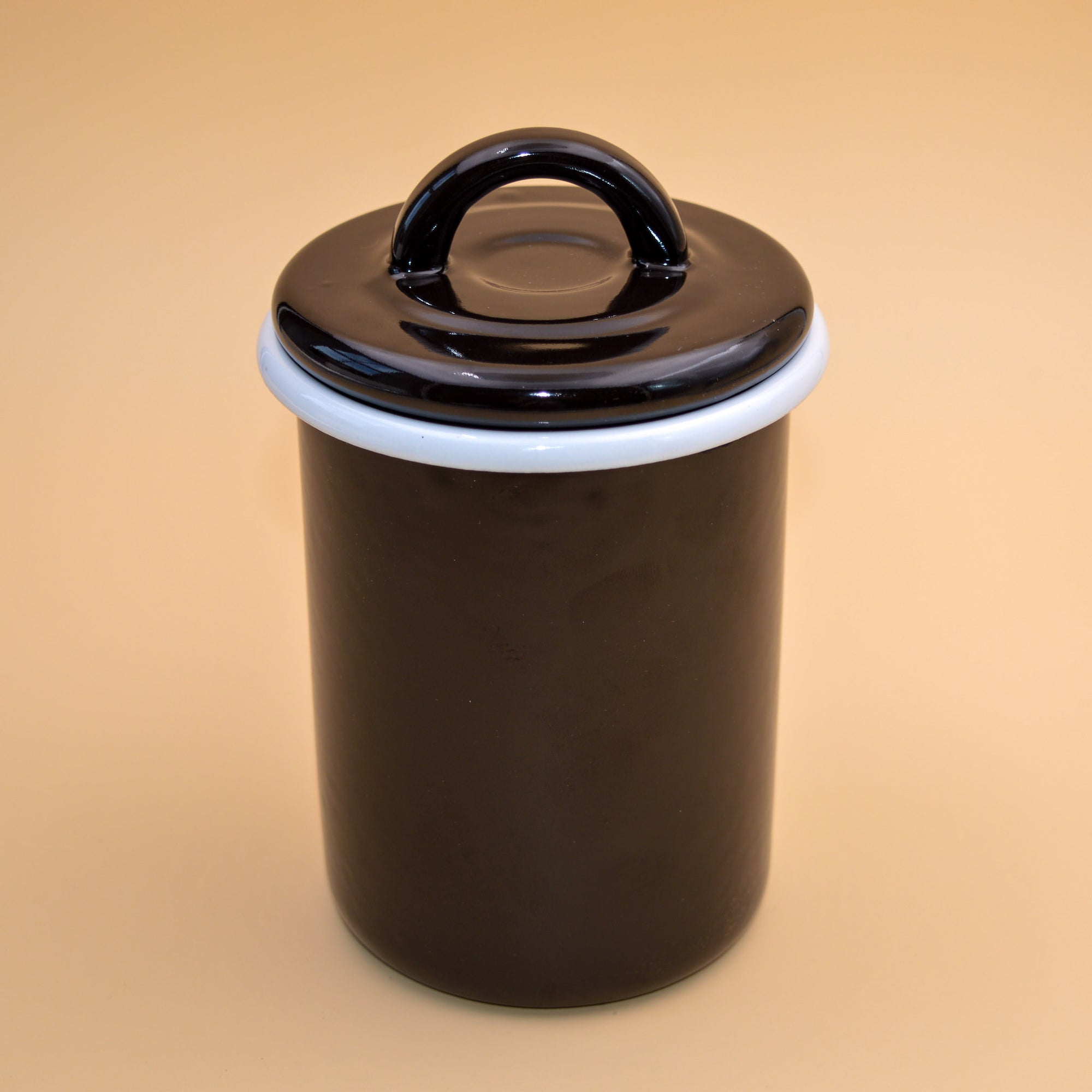 Enamel Jar (black)