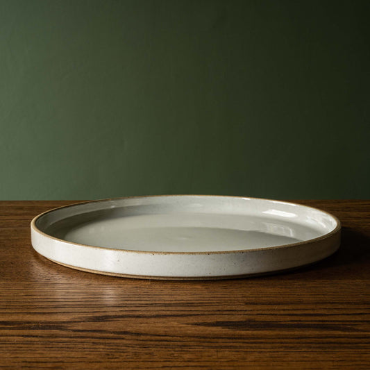 Hasami Porcelain gloss grey dinner plate