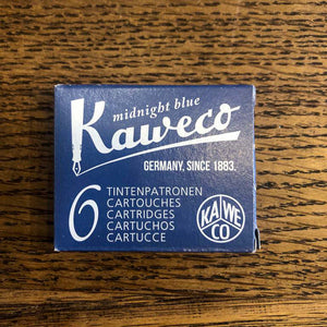 Kaweco Midnight Blue Ink Cartridges Pack of 6