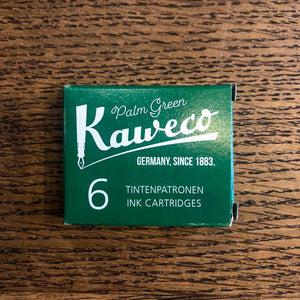 Kaweco Palm Green Ink Cartridges Pack of 6