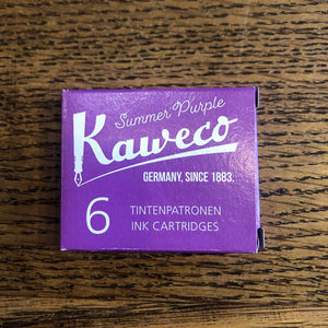 Kaweco Summer Purple Ink Cartridges Pack of 6