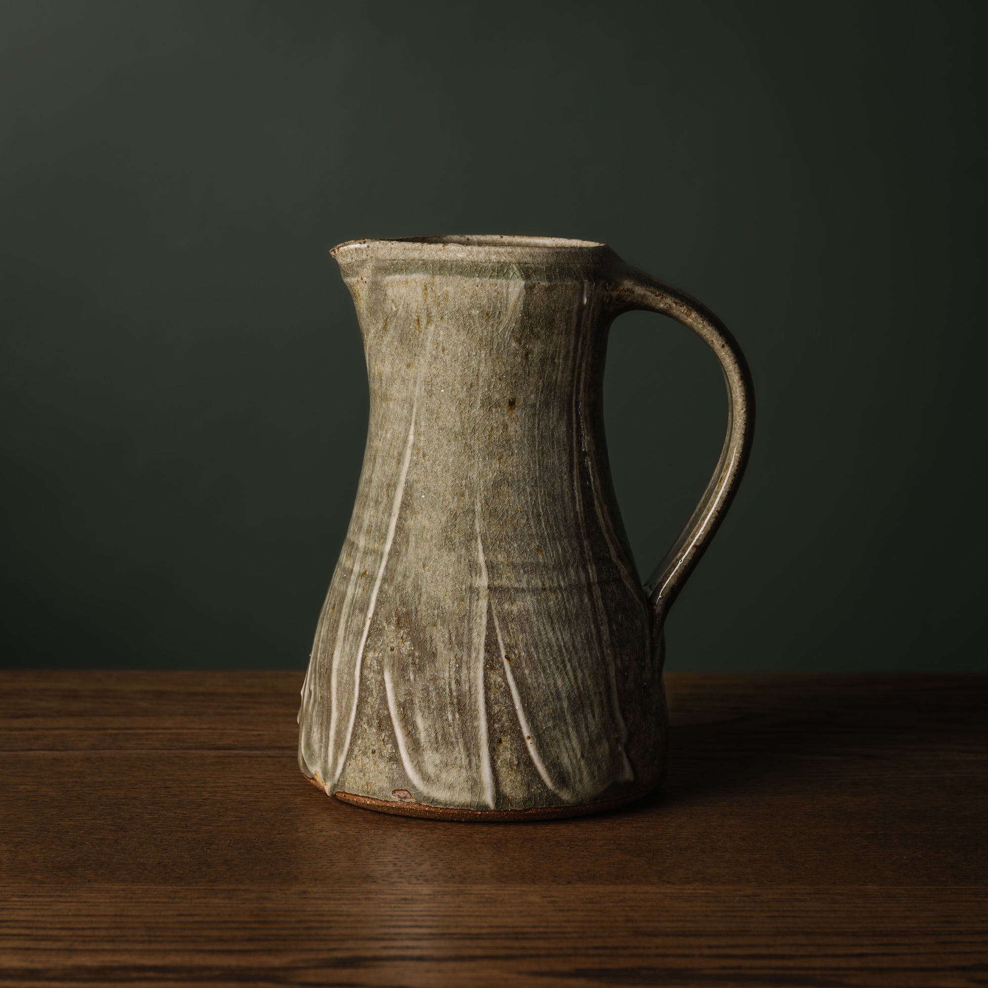 Leach Pottery Medium Jug in Ash Glaze