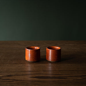 Leach Pottery Shino Egg Cups