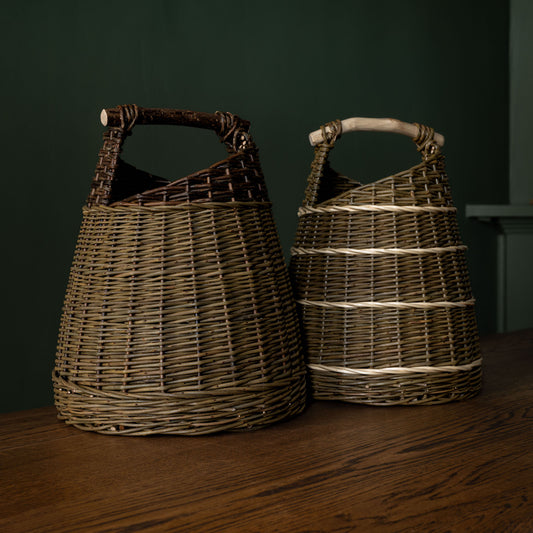 Rachel Bower Large Asymetric Woven Willow Baskets