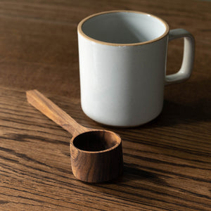 Selwyn House Walnut Coffee Scoop & Hasami Porcelain Mug