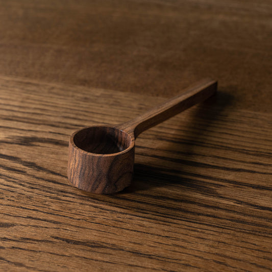 Selwyn House Hand Turned Walnut Coffee Scoop