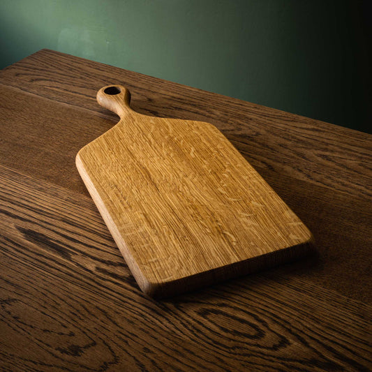 Selwyn House Hand Turned Large Oak Serving Board