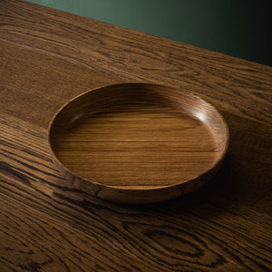 Selwyn House Hand Turned Large Olive Ash Serving Tray